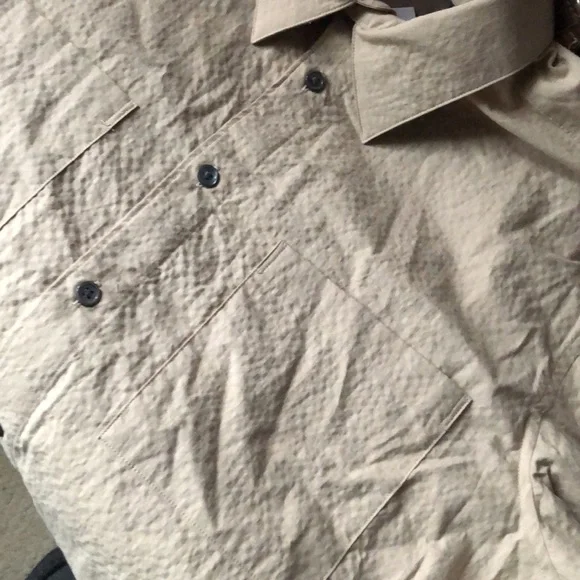 THEORY (L) Irving 2P Beige Stone Spring Ripstop - Picture 8 of 15